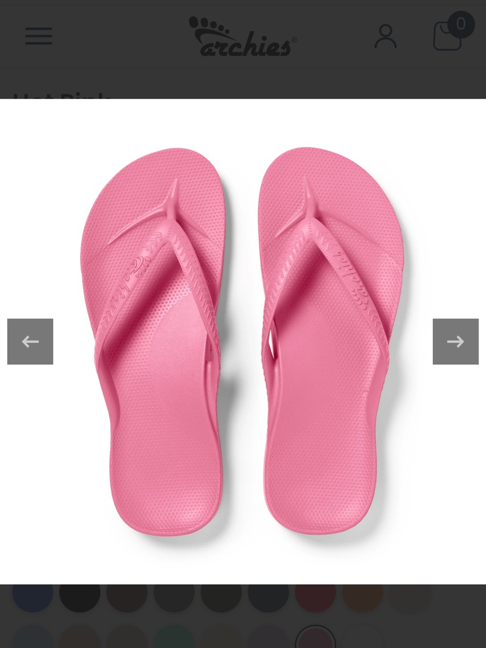 Archie’s Flipflop Women's Bright Pink Foam Flip Flop Sandals